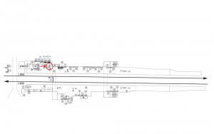 京王／柴崎駅／駅でん／№230駅看板・駅広告、位置図