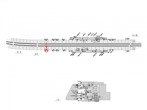 都営／船堀駅／新宿線W2-19№19駅看板・駅広告、位置図