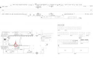 東武　川越駅／／№221駅看板・駅広告、位置図
