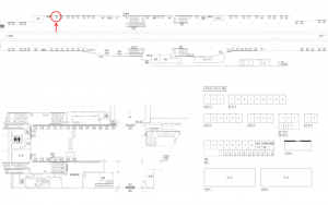 東武　川越駅／／№511駅看板・駅広告、位置図