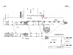 JR／大宮駅／東口通路／№193駅看板・駅広告、位置図