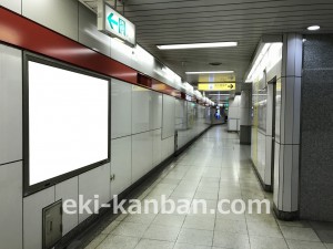 東京メトロ／西新宿駅／丸ノ内線／№10駅看板・駅広告、写真2