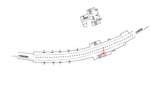 東京メトロ／中野富士見町駅／丸ノ内線／№1駅看板・駅広告、位置図