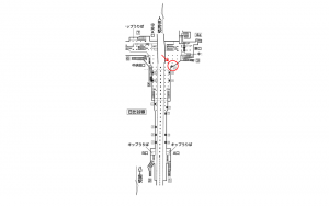 東京メトロ／茅場町駅／日比谷線／№7駅看板・駅広告、位置図