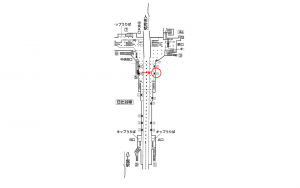 東京メトロ／茅場町駅／日比谷線／№9駅看板・駅広告、位置図