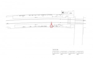 東武　東あずま駅／／№507駅看板・駅広告、位置図