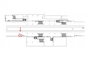 東武　塚田駅／／№501駅看板・駅広告、位置図