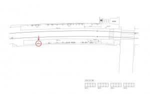 東武　東あずま駅／／№501駅看板・駅広告、位置図