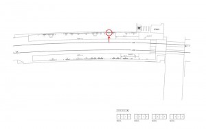 東武　東あずま駅／／№517駅看板・駅広告、位置図