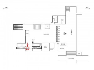 JR／武蔵溝ノ口駅／本屋口／№30駅看板・駅広告、位置図