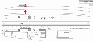 東武　六実駅／／№306駅看板・駅広告、位置図