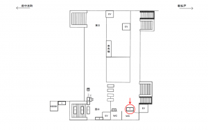 JR／新三郷駅／本屋口／№4駅看板・駅広告、位置図