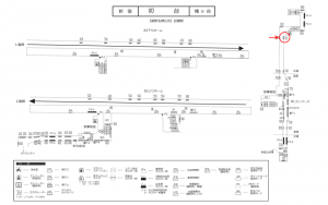 京王／初台駅／駅がくボード／№720駅看板・駅広告、位置図