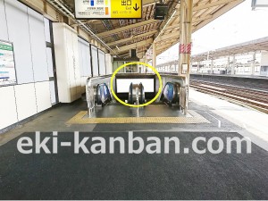 JR／小山駅／幹下ホーム／№801駅看板・駅広告、写真4