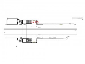 東武　馬込沢駅／／№599駅看板・駅広告、位置図