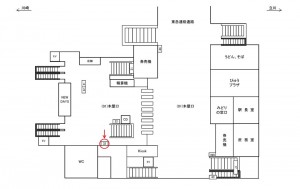 JR／武蔵小杉駅／本屋口／№32駅看板・駅広告、位置図