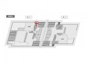 東葉高速　船橋日大前駅／Ｃ1№1駅看板・駅広告、位置図