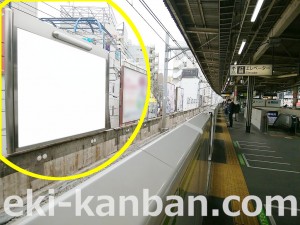 JR／高田馬場駅／外回り線側／№53駅看板・駅広告、写真1