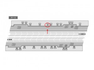 東葉高速　船橋日大前駅／A⑤№A駅看板・駅広告、位置図