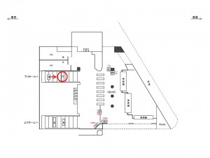 JR/水道橋駅/A口/№47駅看板・駅広告、位置図
