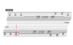 東葉高速　飯山満駅／Ｂ3№3駅看板・駅広告、位置図
