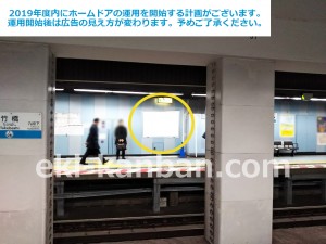 東京メトロ／竹橋駅／東西線／№1駅看板・駅広告、写真3