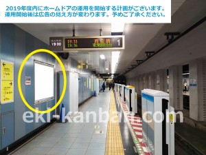 東京メトロ／竹橋駅／東西線／№29駅看板・駅広告、写真1