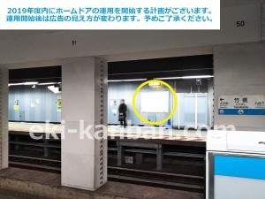 東京メトロ／竹橋駅／東西線／№1駅看板・駅広告、写真4