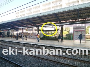 京王／めじろ台駅／駅でんボード／№12駅看板・駅広告、写真2
