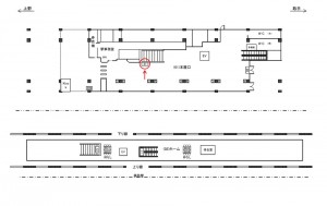JR／南千住駅／本屋口／№31駅看板・駅広告、位置図