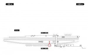 小田急　鶴川駅／／№0204駅看板・駅広告、位置図