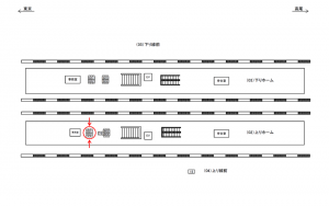 JR／豊田駅／上りホーム№B01&B02№02駅看板・駅広告、位置図