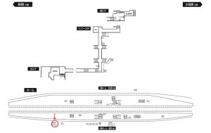 小田急　向ヶ丘遊園駅／／№1663駅看板・駅広告、位置図