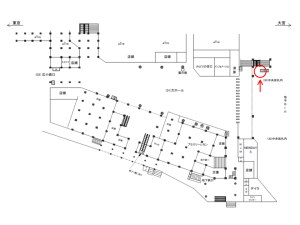 JR／上野駅／中央改札内／№31駅看板・駅広告、位置図