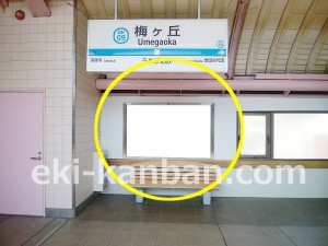 小田急　梅ヶ丘駅／／№1207駅看板・駅広告、写真2