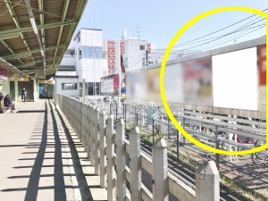 小田急　柿生駅／／№1710駅看板・駅広告、写真1