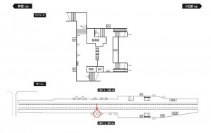 小田急 玉川学園前駅//№1622駅看板・駅広告、位置図