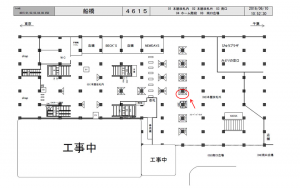 JR／船橋駅／本屋改札外／№107駅看板・駅広告、位置図