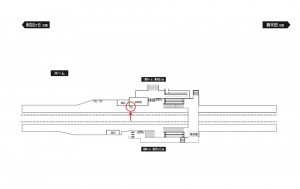 小田急　はるひ野駅／／№1703駅看板・駅広告、位置図