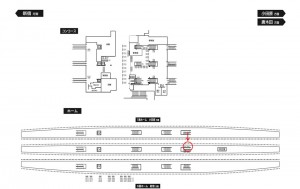 小田急　新百合ヶ丘駅／／№1816駅看板・駅広告、位置図