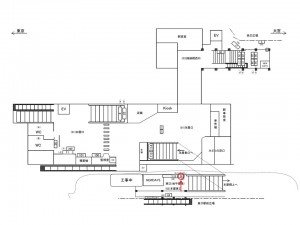 JR／蕨駅／本屋東口／№26駅看板・駅広告、位置図