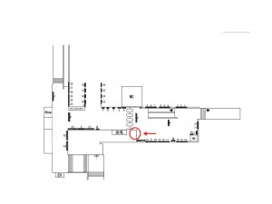 京成　五香駅／自動改札脇駅看板・駅広告、位置図