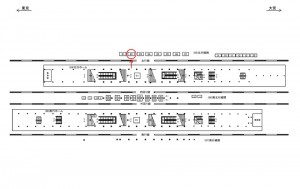 JR／秋葉原駅／北行線側／№92駅看板・駅広告、位置図