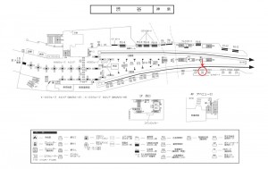 京王／渋谷駅／駅がくボード／№130駅看板・駅広告、位置図