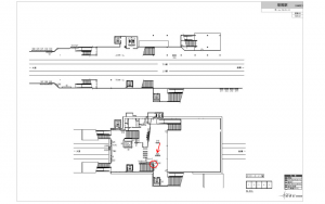 東武　増尾駅／／№581駅看板・駅広告、位置図
