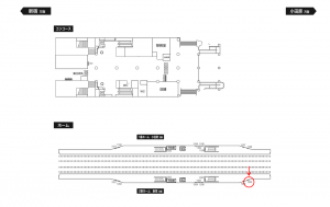 小田急　和泉多摩川駅／／№1209駅看板・駅広告、位置図