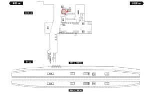 小田急　海老名駅／／№1704駅看板・駅広告、位置図