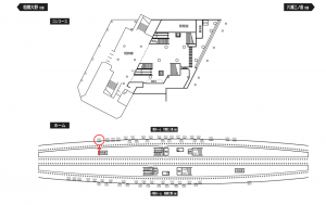 小田急　大和駅／／№1601駅看板・駅広告、位置図