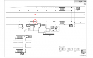 東武　初石駅／／№007駅看板・駅広告、位置図