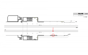 東武　馬込沢駅／／№577駅看板・駅広告、位置図